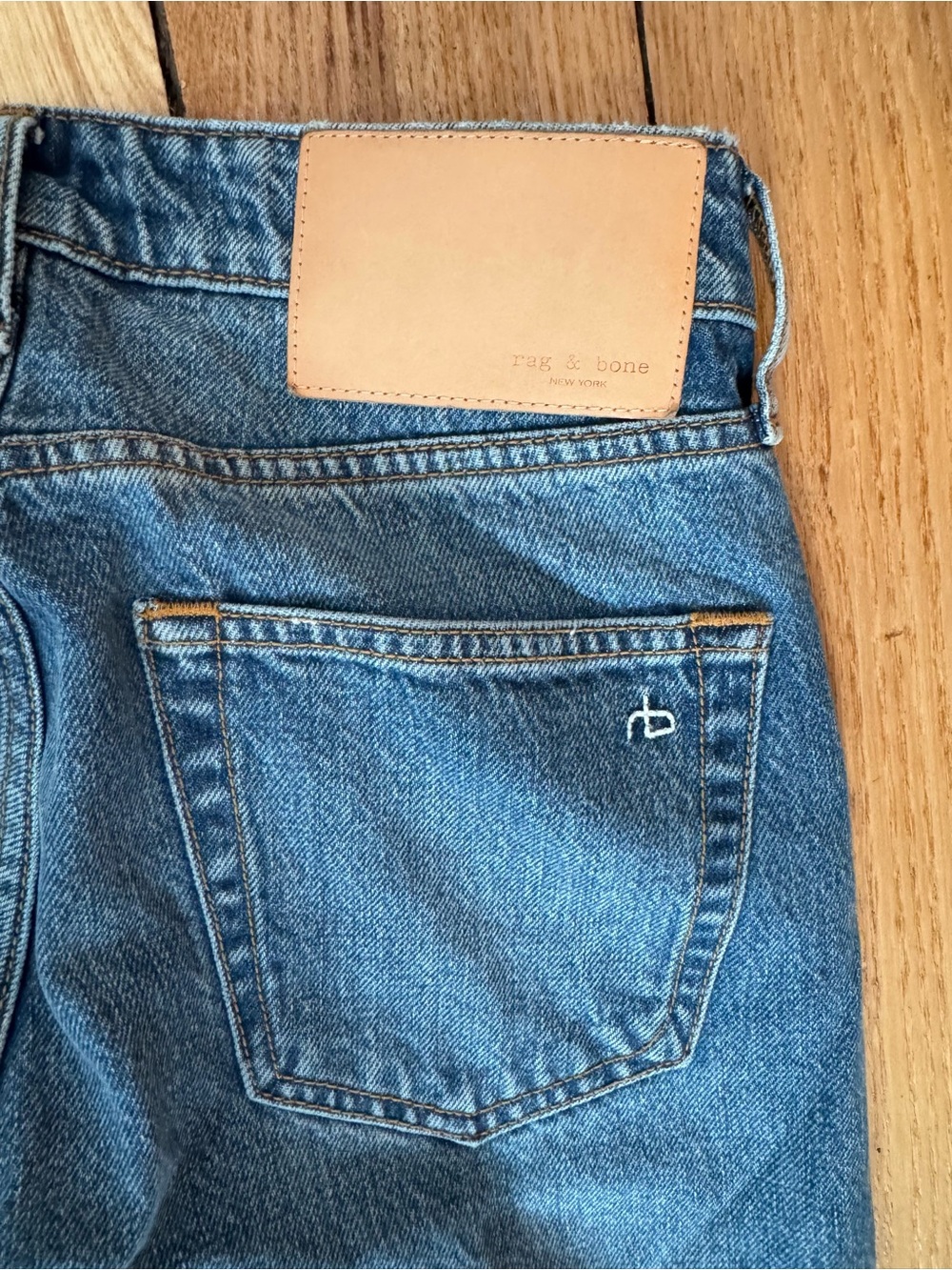 rag & bone Rosa Midrise Boyfriend Distressed Jeans - Picture 6 of 6